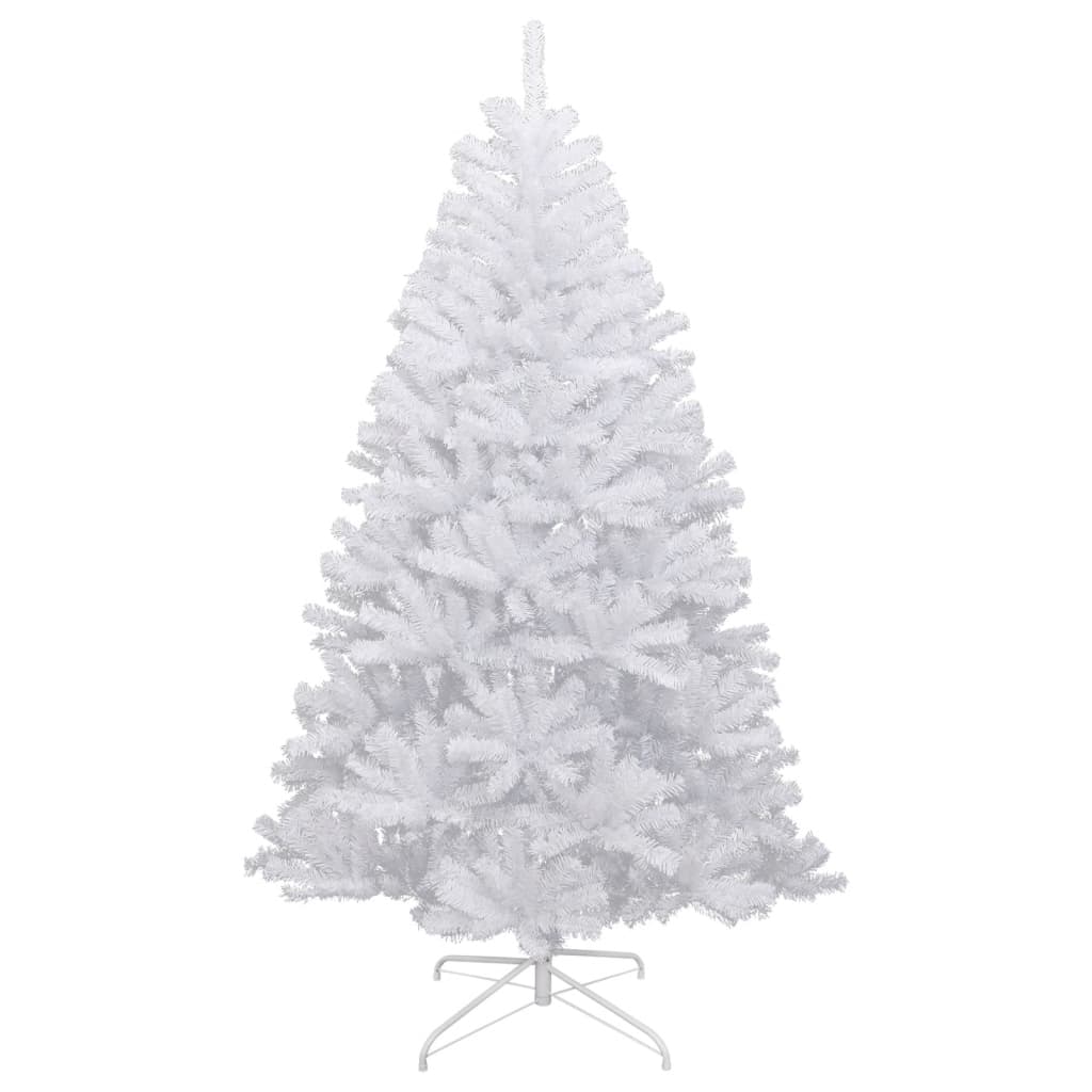 Vidaxl Kunstkerstboom med hængsler og sne 210 cm