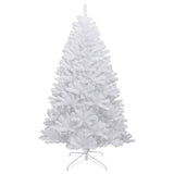 Vidaxl Kunstkerstboom med hængsler og sne 210 cm