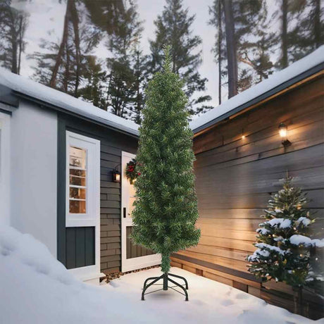 Vidaxx Kunstig juletræ smal med standard 270 cm PVC