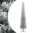 Vidaxl Kunstkerstboom smal med standard og sne 300 cm PVC