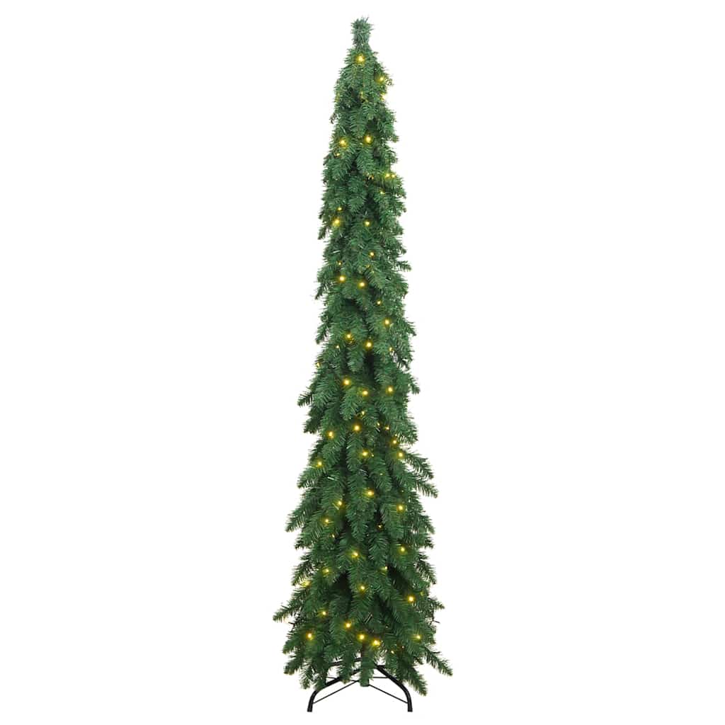 Vidaxl Kunstkerstboom med belysning 130 LED'er 210 cm
