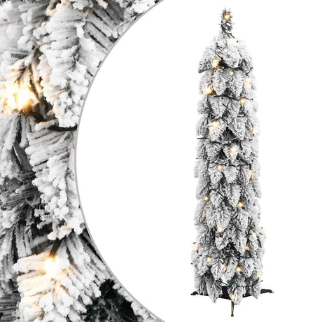 Vidaxx kunstigt juletræ med belysning og sne 30 LED'er 60 cm