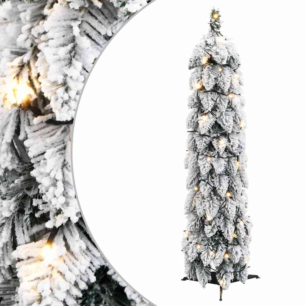 Vidaxx kunstigt juletræ med belysning og sne 45 LED'er 90 cm