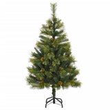 Vidaxl Kunstkerstboom med hængsler og fyrretræer 120 cm