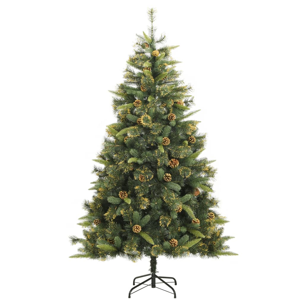 Vidaxl Kunstkerstboom med hængsler og fyrretræer 240 cm
