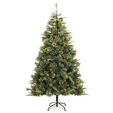 Vidaxl Kunstkerstboom med hængsler og fyrretræer 240 cm