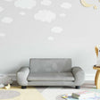 Vidaxl kinderbank 70x45x33 cm fluweel lichtgrijs