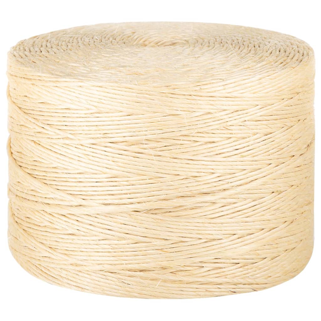 Vidaxxl reb 3 mm 200 m 100% sisal