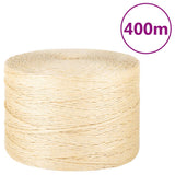 Vidaxxl reb 3 mm 400 m 100% sisal