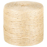 Vidaxl reb 4 mm 50 m 100% sisal