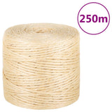 Vidaxxl Rope 4 mm 250 m 100% sisal