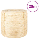 Vidaxxl reb 6 mm 25 m 100% sisal