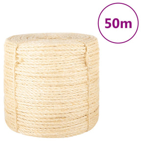 Vidaxxl reb 6 mm 50 m 100% sisal