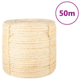Vidaxxl reb 6 mm 50 m 100% sisal