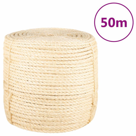 Vidaxxl reb 8 mm 50 m 100% sisal