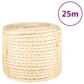 Vidaxxl reb 14 mm 25 m 100% sisal