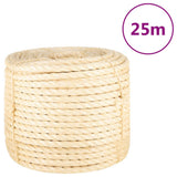 Vidaxxl reb 14 mm 25 m 100% sisal
