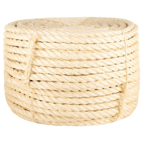 Vidaxl reb 16 mm 25 m 100% sisal