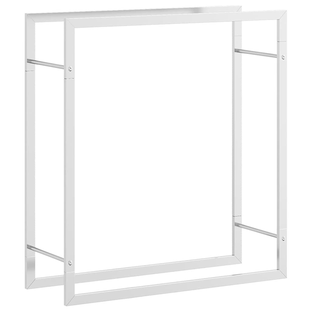 Vidaxx brænde rack 80x28x86 cm rustfrit stål