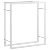 Vidaxx brænde rack 80x28x86 cm rustfrit stål