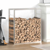Vidaxx brænde rack 80x28x86 cm rustfrit stål