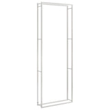Vidaxx brænde rack 110x28x312 cm rustfrit stål