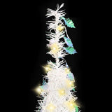 Vidaxl Kunstkerstboom Pop-Up 100 LEDS 150 cm hvid