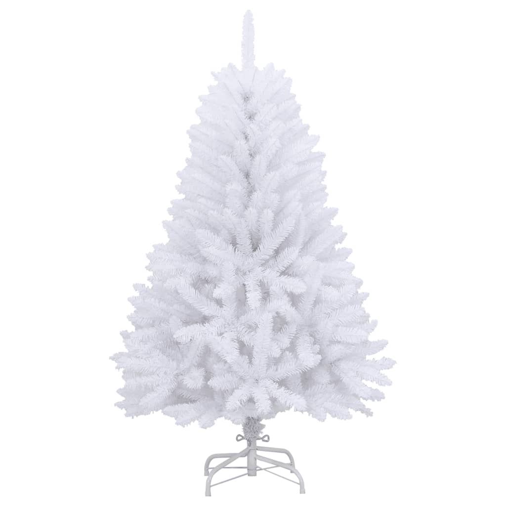 Vidaxl Kunstkerstboom med hængsler og standard 150 cm hvid