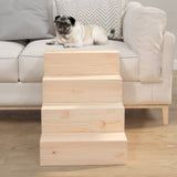 Vidaxl Pet Trappe 40x49x47 cm Solid fyrretræ