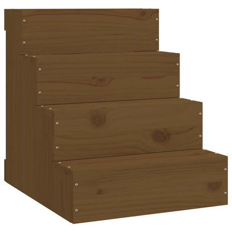 Vidaxl Pet Trappe 40x49x47 cm Solid Pine Honey Brown