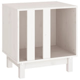 Vidaxl Dog Loft 50x40x52 cm Solid Pine White