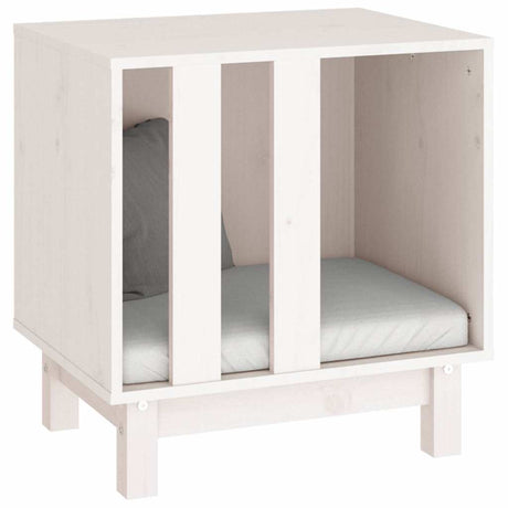 Vidaxl Dog Loft 50x40x52 cm Solid Pine White