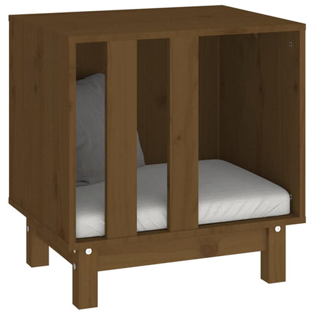 Vidaxl Dog Loft 50x40x52 cm Solid fyrretræbrun