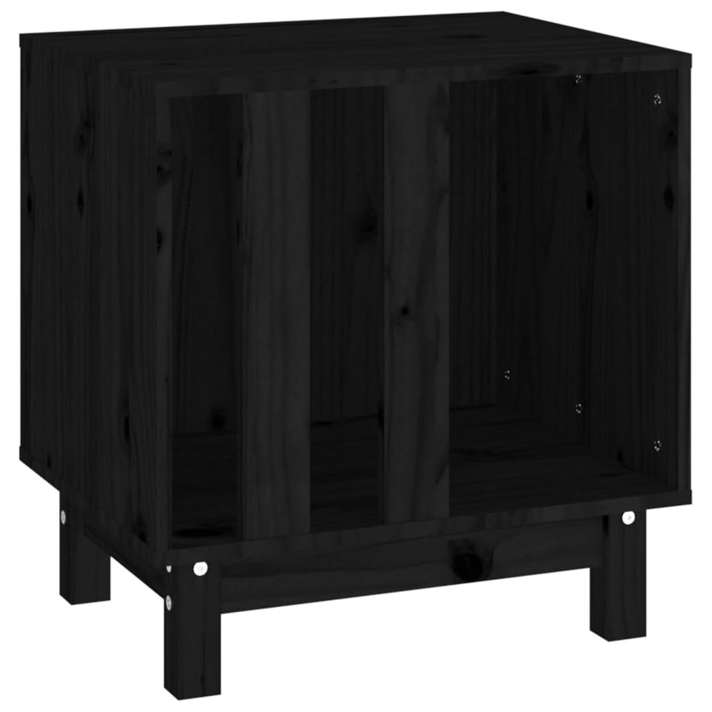 Vidaxl Dog Loft 50x40x52 cm Solid fyrretræ sort