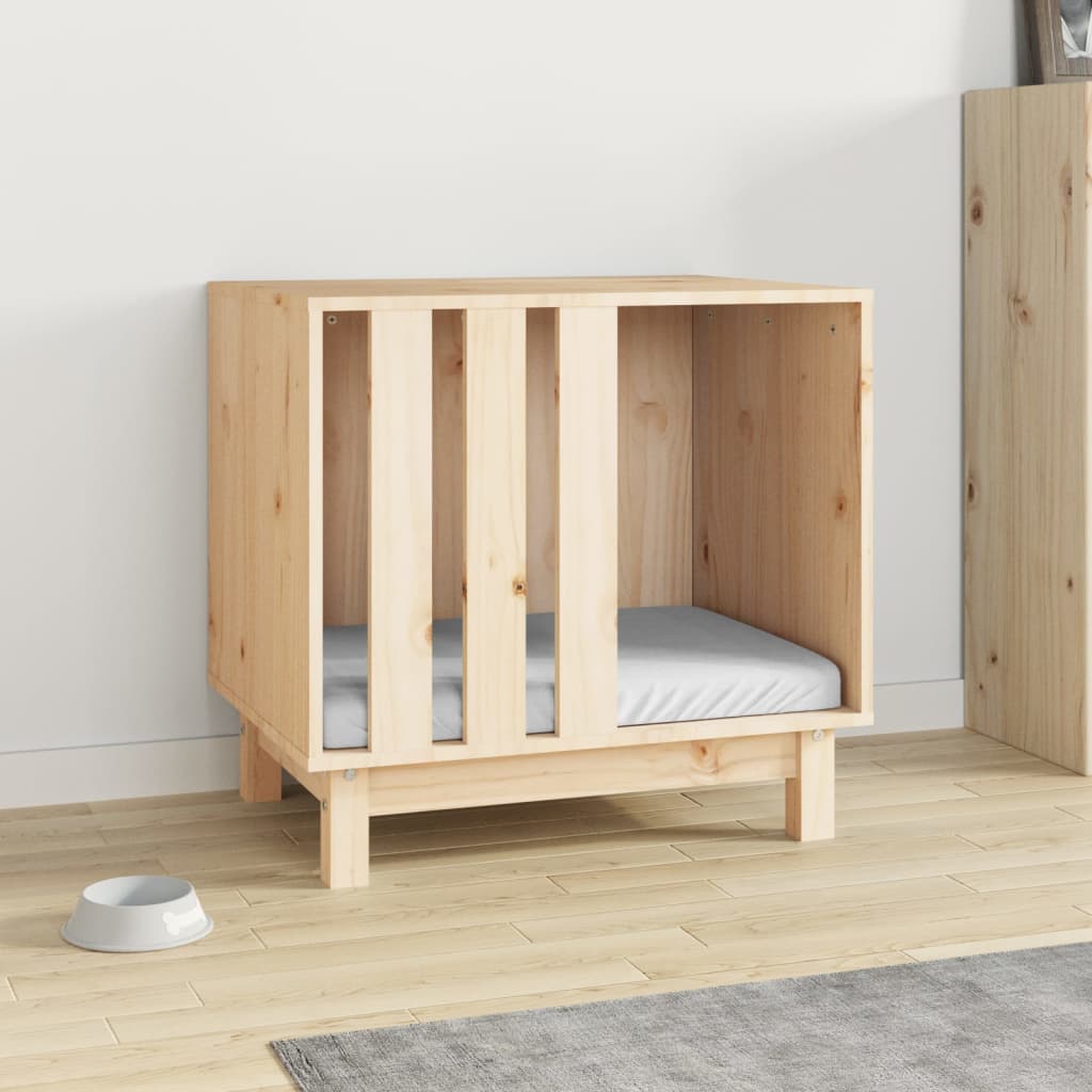 Vidaxl hund loft 60x45x57 cm solid fyrretræ