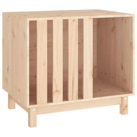 VIDAXXL DOGHOUSE 70X50X62 CM SOLID PINE Wood