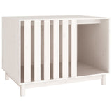 Vidaxl Dog Loft 100x70x72 cm Solid Pine White