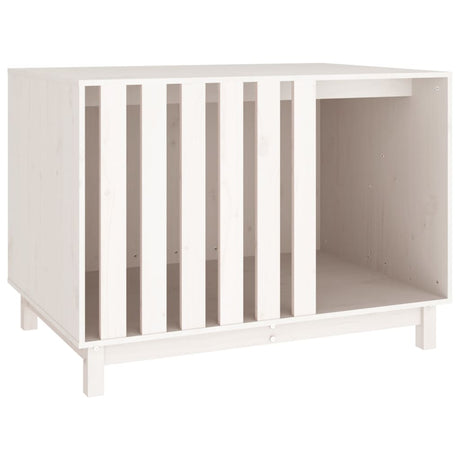Vidaxl Dog Loft 100x70x72 cm Solid Pine White
