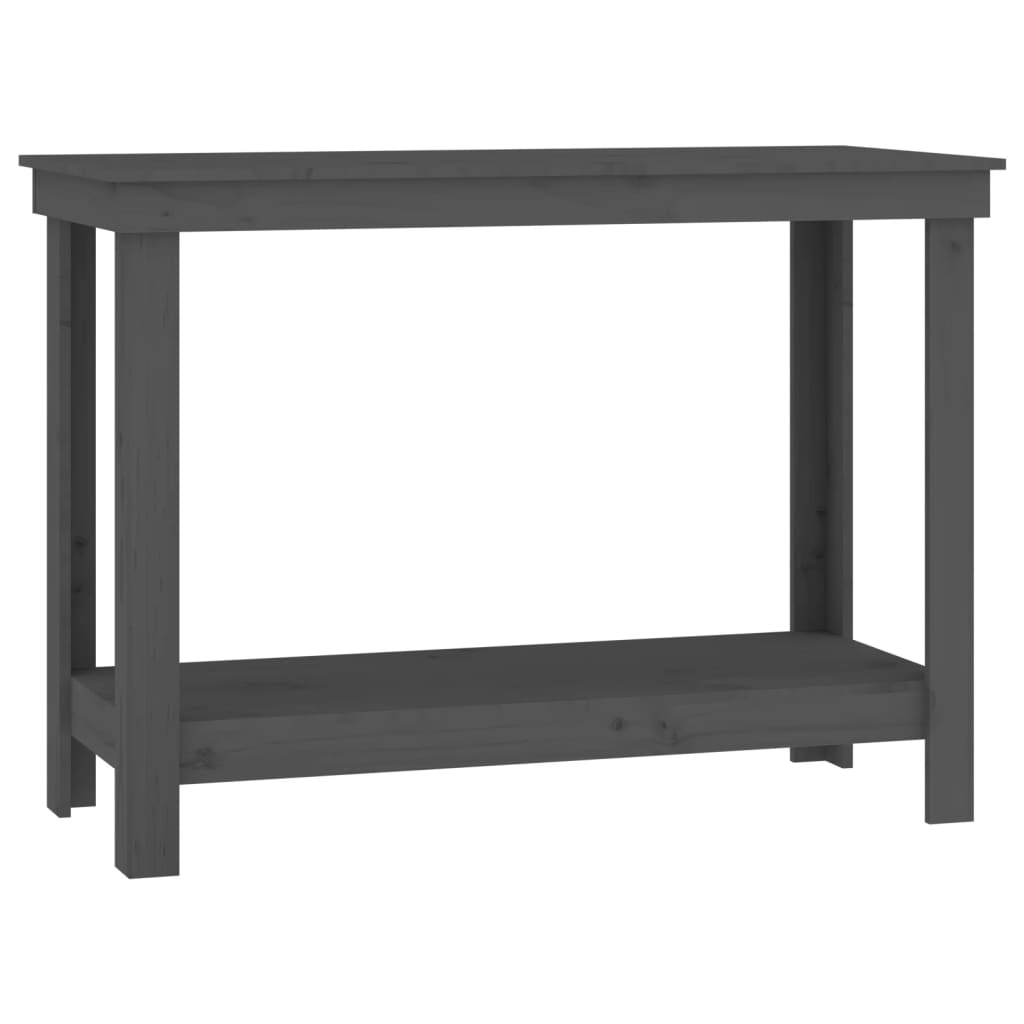 Vidaxl Workbench 110x50x80 cm solid fyrgrå