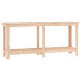 Vidaxl Workbench 180x50x80 cm solid fyrretræ
