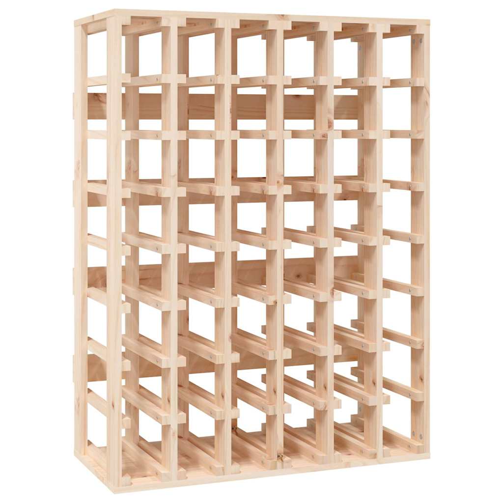 Vidaxl wijnrek 70x33x94 cm massief grenenhout bruin