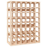 Vidaxl wijnrek 70x33x94 cm massief grenenhout bruin