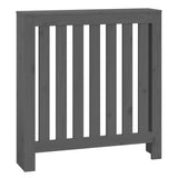 Vidaxl Radiatorom Construction 79.5x19x84 cm Solid fyrretræ grå grå