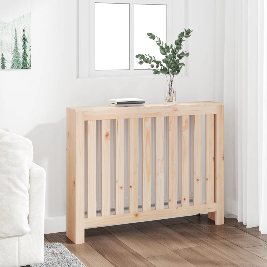 Vidaxl Radiatorom Construction 108.5x19x84 cm Solid fyrretræ