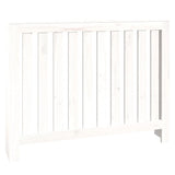 Vidaxl Radiatorom Construction 108.5x19x84 cm Solid Pine White White