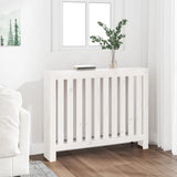 Vidaxl Radiatorom Construction 108.5x19x84 cm Solid Pine White White