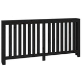 Vidaxl Radiator Casing 169x19x84 cm Solid fyrretræ sort