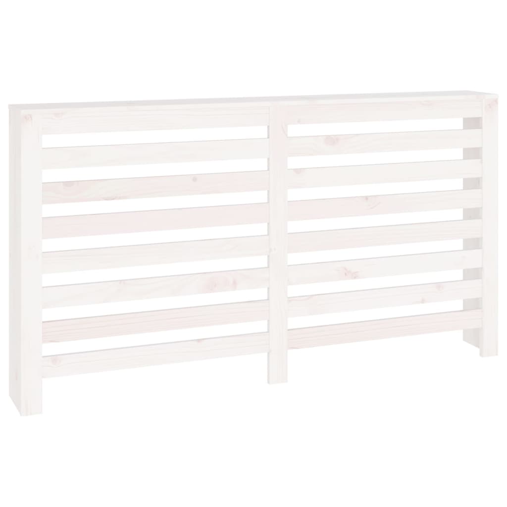 Vidaxl Radiatorom Construction 153x19x84 cm Solid Pine White