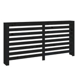 Vidaxl Radiator Casing 169x19x84 cm Solid fyrretræ sort