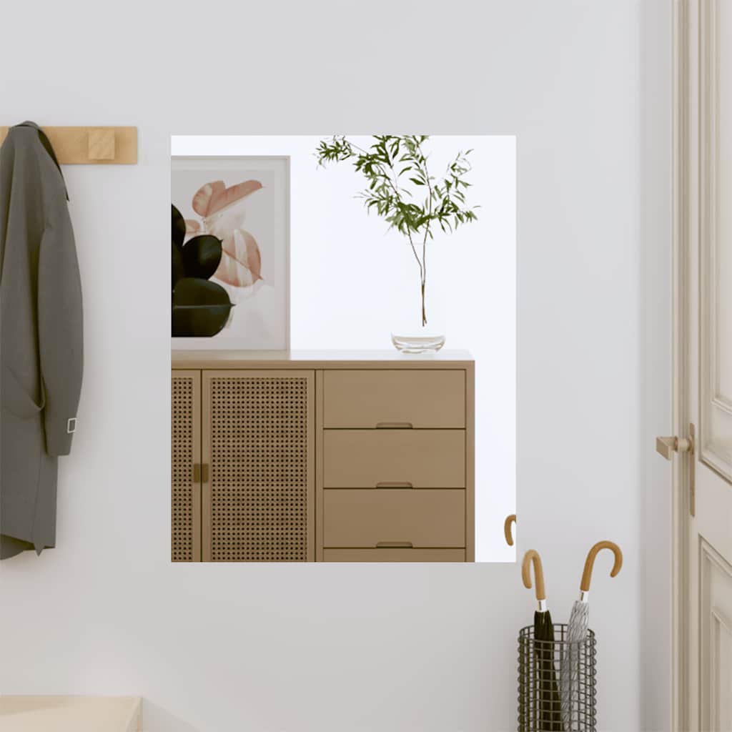 Vidaxx væg spejl 50x60 cm rektangulært glas